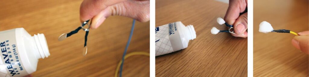 how to put conductive gel on neuroptimal sensors