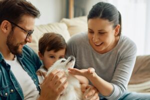 young family at home child improved focus calm behaviour neuroptimal neurofeedback rentals australia