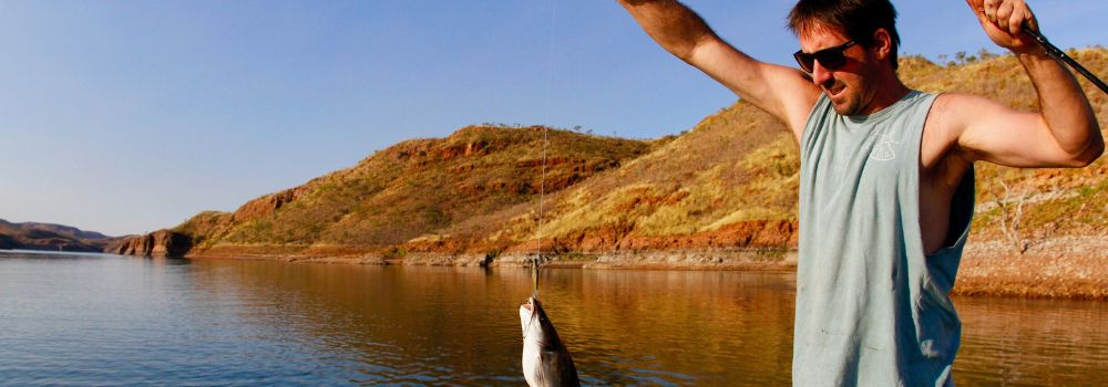Veteran fishing outdoors, representing clearer thinking, mental space and focus